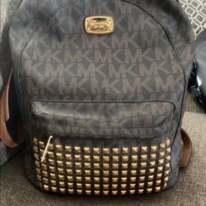 Michael kors studded backpack